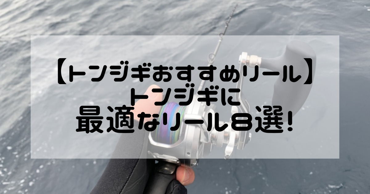 トンジギおすすめリール】トンジギに最適なおすすめのリール８選！